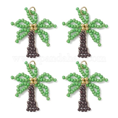 Стеклянные подвески из бисера&nbsp;PALLOY-MZ01251-01-1