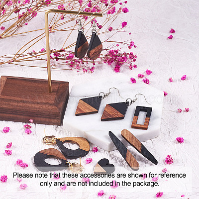 Подвески из смолы и ореха&nbsp;RESI-TA0001-12-1