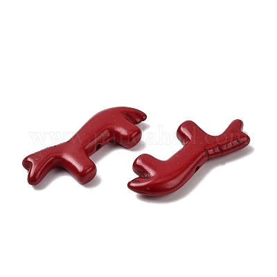 Синтетические бирюзовые бусины&nbsp;G-B158-01D-1