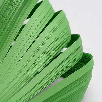 Quilling Paper Strips, Lime Green, 530x5mm, about 120strips/bag