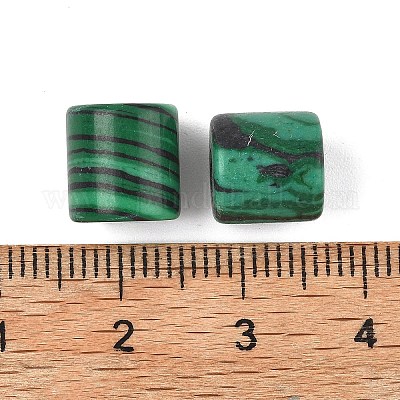 Синтетические малахитовые шарики&nbsp;G-I395-B13-1