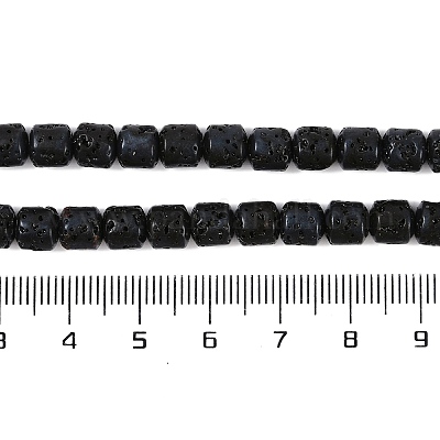 Natürliche Lavasteinperlenstränge&nbsp;G-A234-E02-01-1