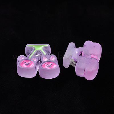 Прозрачные акриловые бусины MACR-S374-04B-03-1