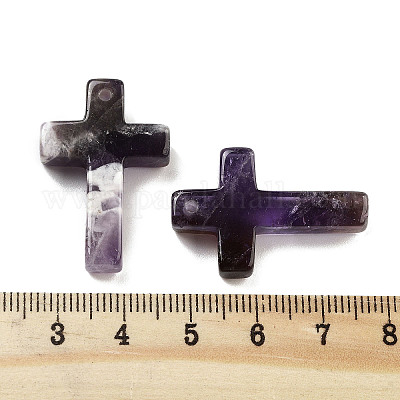 Natürlichen Amethyst Edelsteinanhänger&nbsp;G-H007-09E-1
