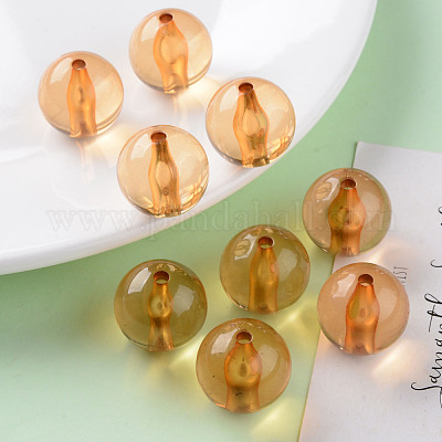 Прозрачные акриловые бусины&nbsp;MACR-S370-A20mm-760-1