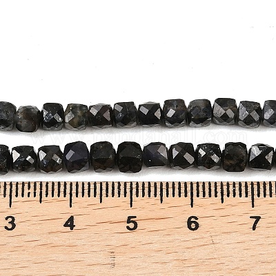 Природные иолит нитей бисера&nbsp;G-B171-A03-4x4mm-1