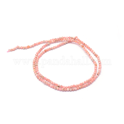 Природные родохрозите бисер нитей&nbsp;G-E411-11B-2mm-1