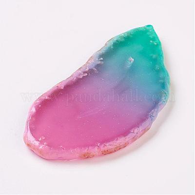 Natürliche Scheibe Achat Cabochons&nbsp;G-K190-02C-1