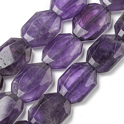 Natürlichen Amethyst Perlen Stränge&nbsp;G-P544-B06-01-1
