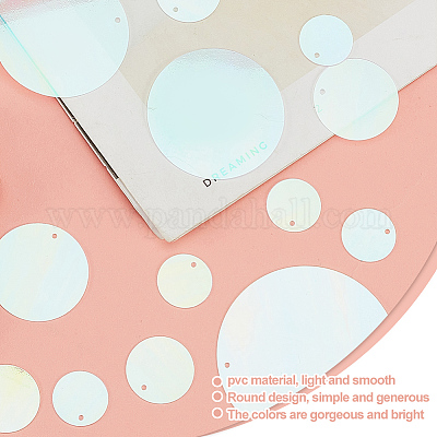 692 шт. 6 стиля переливающихся подвесок из ПВХ с пайетками/блестками&nbsp;KY-GO0001-10A-1