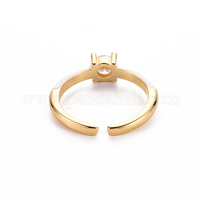 Манжеты из латуни с эмалью RJEW-T016-26G-NF-1