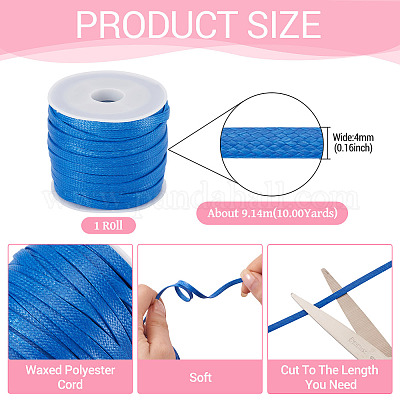 10 Yard koreanische gewachste Polyesterschnur&nbsp;YC-TA0001-22B-1