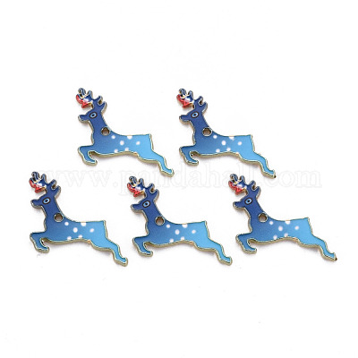 Подвески из эмали и сплава ENAM-N055-017A-09-NR-1