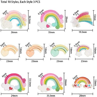 Кабошоны из смолы&nbsp;CRES-PH003-14-1