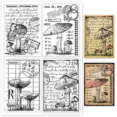 2 Sheets Clear Stamps Silicone Stamps Vintage Text Stamps for Journaling  Scrapbooking