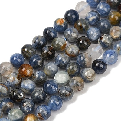 Натуральный кианитовые бисер пряди G-NH0046-C04-8mm-1