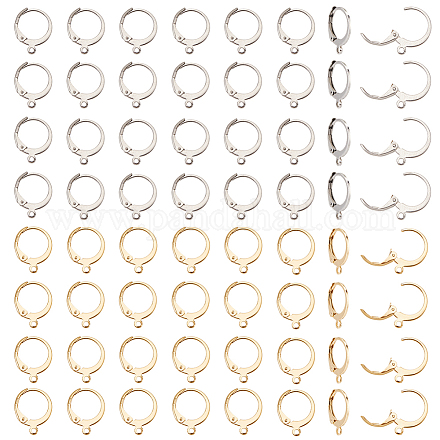Nbeads 120 pcs accessoires de boucles d'oreilles à levier STAS-NB0001-54-1