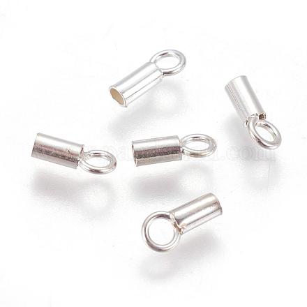 Embout pour cordon argent sterling X-STER-F032-09S-1.5mm-1