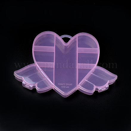Flying Heart Plastic Bead Storage Containers X-CON-Q023-11A-1