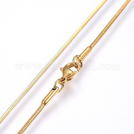 304 Edelstahl Schlangenkette Halsketten X-MAK-L015-03D-1
