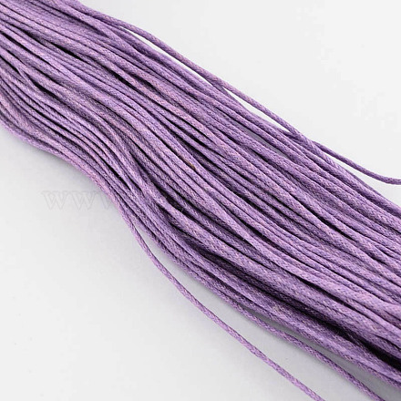 ワックスコットンコード  紫色のメディア  1mm  約350 M /バンドル YC1.0mm-171-1