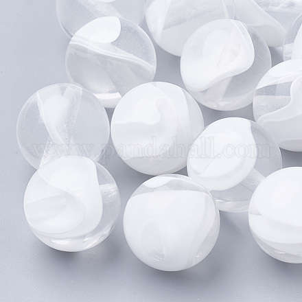 Perlen aus Celluloseacetat (Harz) X-KY-Q046-18mm-01-1