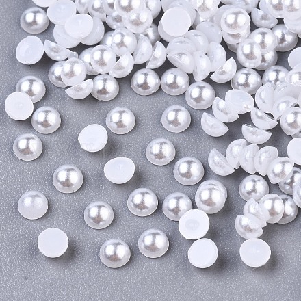 Cabochons en plastique imitation perle 10000pcs abs SACR-S738-3mm-Z9-1