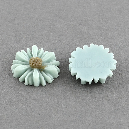 Flatback Hair & Costume Accessories Ornaments Resin Flower Daisy Cabochons CRES-Q101-08-1