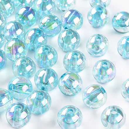 Perles en acrylique transparente MACR-S370-B10mm-755-1