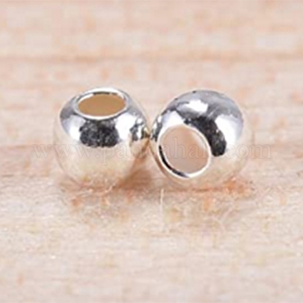 925 Sterling Silver Spacer Beads STER-WH0006-02B-S-1
