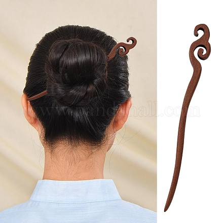 Bâtonnets de cheveux en bois Swartizia Spp X-OHAR-Q276-06-1