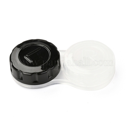 Pp Kunststoff-Kontaktlinsen-Etui für Mädchen AJEW-I061-A02-1