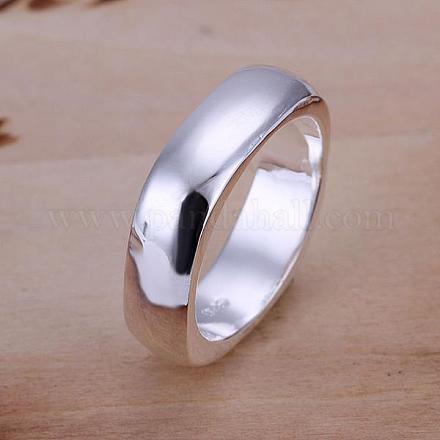 Los anillos de dedo de diseño de latón clásicas para las mujeres RJEW-BB13250-7-1