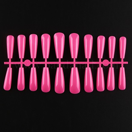 Однотонные пластиковые бесшовные накладные ногти MRMJ-R106-TBL010-1