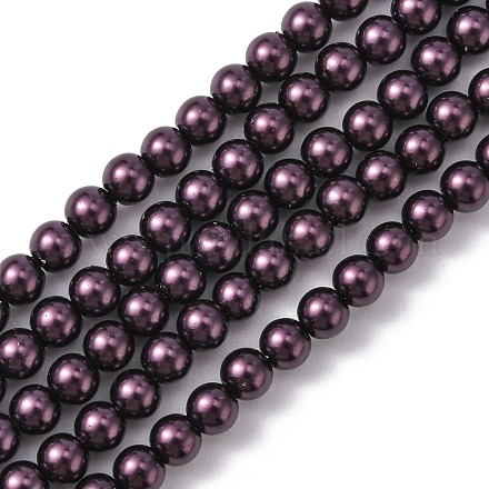 Grade A Glass Pearl Beads HY-J001-4mm-HX042-1
