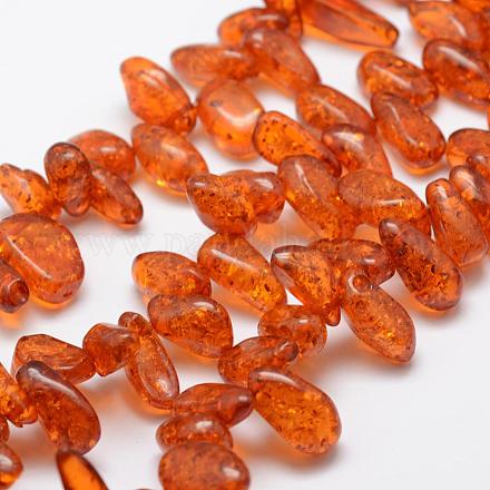 Synthetic Amber Beads Strands G-F521-54-1