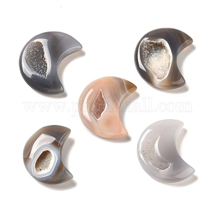 Décorations naturelles de perles d'agate géode druzy G-K320-03-1