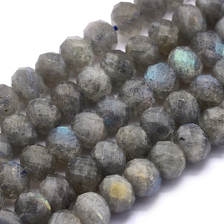Chapelets de perles en labradorite naturelle  G-O170-59C-1