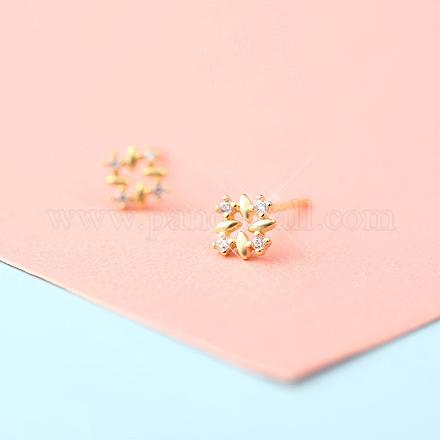 Серьги-гвоздики из циркония&nbsp;FS-WGE47D1-01-1