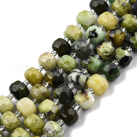 Natural Serpentine Beads Strands G-N327-08G-1