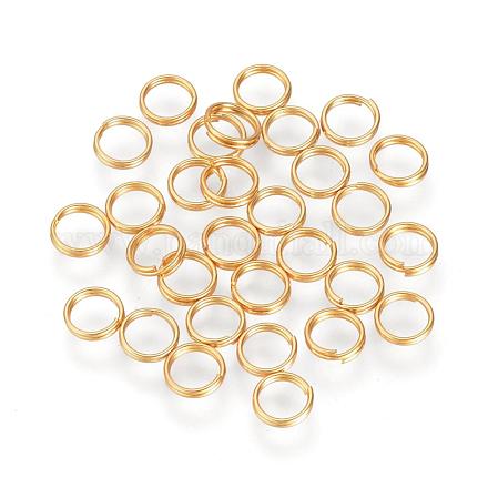 304 anelli portachiavi in ​​acciaio inox STAS-Q186-01-8mm-G-1