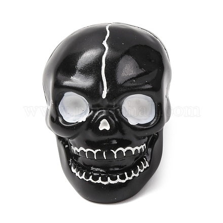 Totenkopf-Ornamente aus Kunstharz für DIY-Dekorationen RE-CBA66CF-01A-1