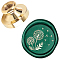 DIY Scrapbook, Brass Wax Seal Stamp, Floral Pattern, 25mm