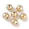 CCB Plastic Round Beads, Golden, 13.5mm, Hole: 2mm