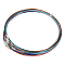 UNICRAFTALE 64pcs Stainless Steel Wire Necklace Cord Mixed Color Wire Necklace with Brass Screw Clasp Metal Material Wire Necklace Cord for Pendants Bracelet Necklace and Jewelry Making 44.45cmx1mm
