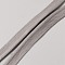 Flat Polyester Elastic Lip Trim Cord, Webbing Garment Sewing Accessories, Gray, 11mm, about 10 Yards/Skein