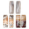 Natural Mexican Agate Pendants, Rectangle Charms, 38~40x13~13.5x4~5mm, Hole: 1.2mm
