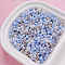 Opaque Acrylic Beads, Rondelle, Light Steel Blue, 4x3mm, Hole: 1.4mm