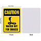 Aluminum Warning Sign DIY-WH0220-030-2