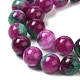 Natural Dyed Jade Beads Strands G-M402-C03-19-3